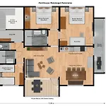 Apartment Panoramic Penthouse 10 Min To Zell Am & Kaprun *