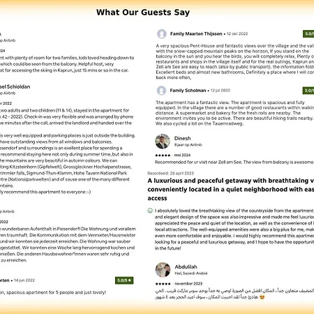 Apartment Panoramic Penthouse 10 Min To Zell Am & Kaprun